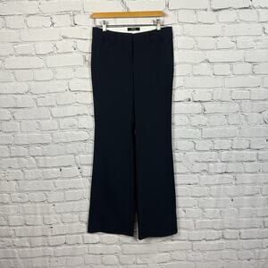 Body By Victoria Christie Fit Pants Women 8 Tall Dark Navy Trouser Office